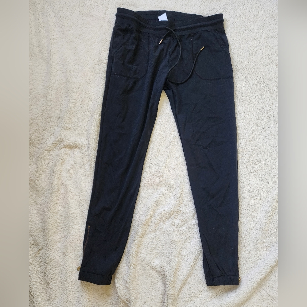 Black Jogger Pants with Drawstring